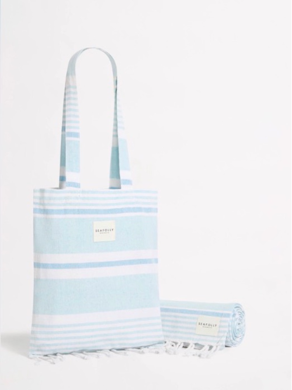 Seafolly | Turkish Towel Set in Blue Mist